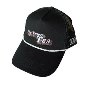 Too Turnt Tea Mesh Snapback Mens Black NOCA